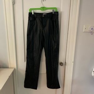 Zara leather pants. Size 8
